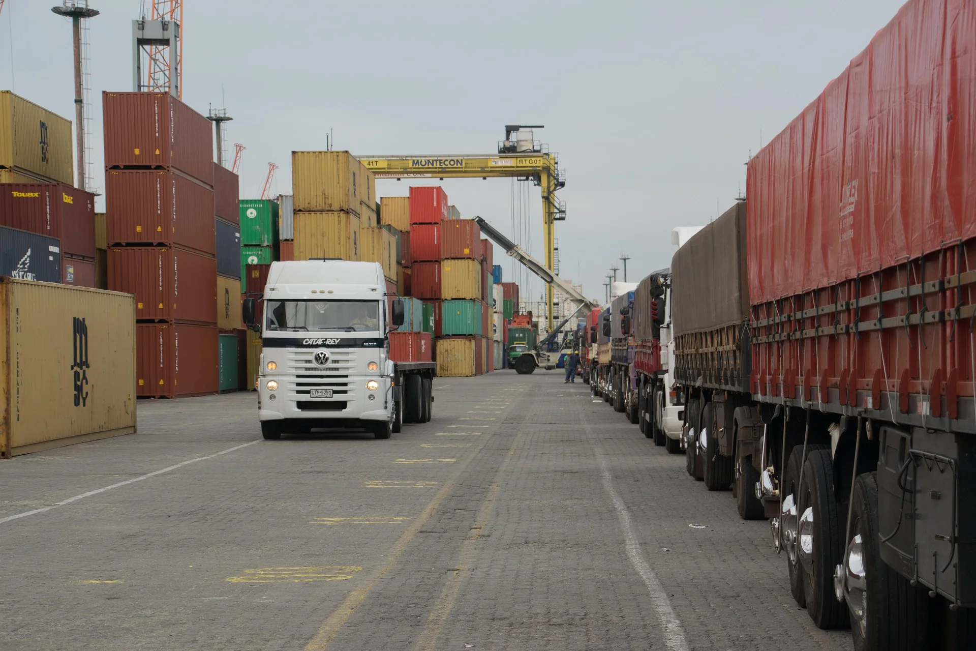 Port container yard